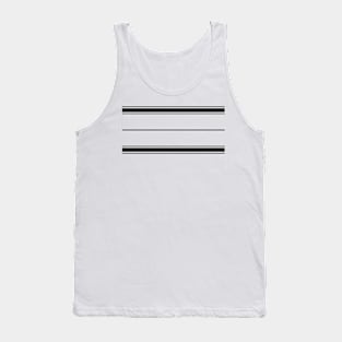 Fulham Retro Home White and Black Hoops 1999 Tank Top